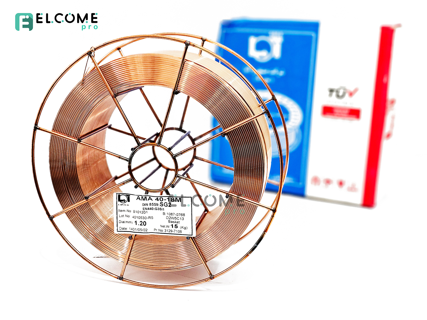 سیم co2 آما مدل SG 2 سایز 1.2